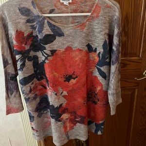 Westport Knit Flowered Top
